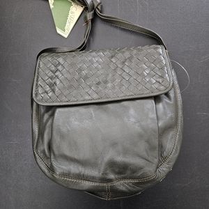 Vintage - Leather Cross Body Small Satchel - NWT